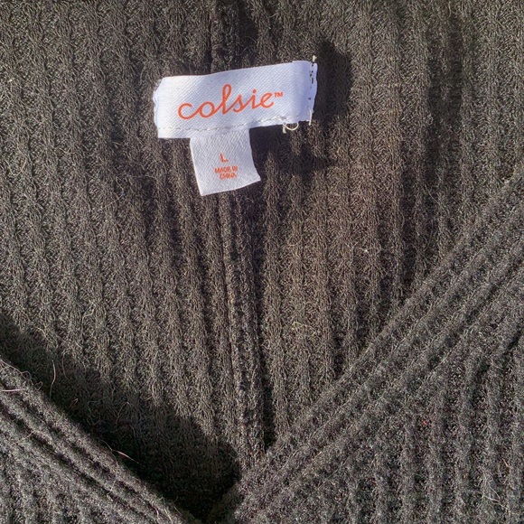 Colsie Long Sleeve Waffle Knit Shirt - Picture 2 of 5